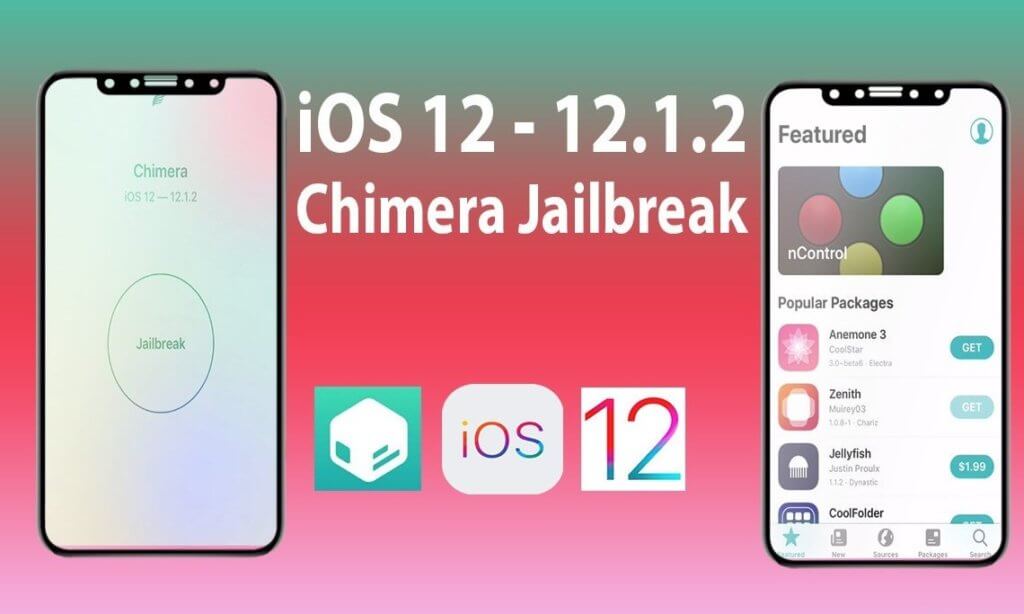 Jailbreak iOS 12 using Chimera