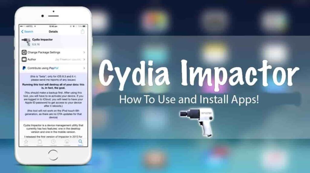 Cydia Impactor iOS- GetBasicIdea