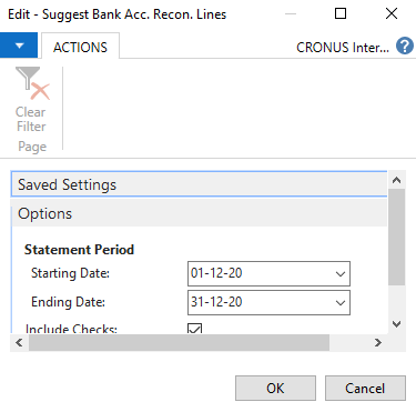 Bank Reconciliation in Microsoft Dynamics Navision