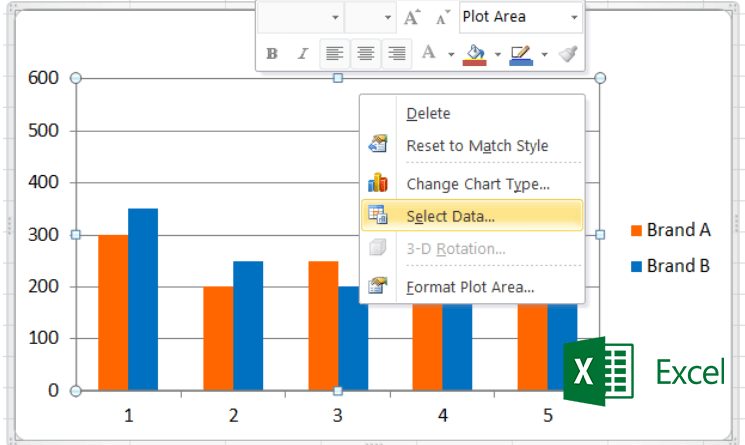 Edit Legend in Excel