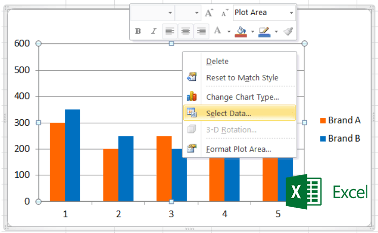 Edit Legend in Excel