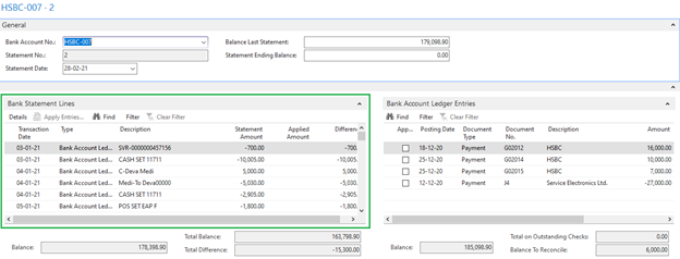 Import Bank Statement to Microsoft Dynamics Navision