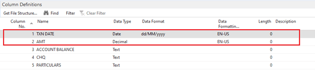 Import Bank Statement to Microsoft Dynamics Navision