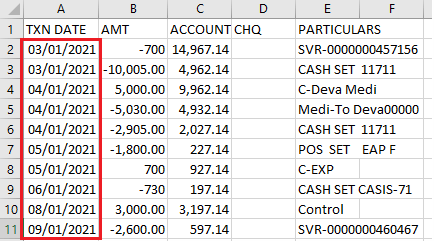 Import Bank Statement to Microsoft Dynamics Navision