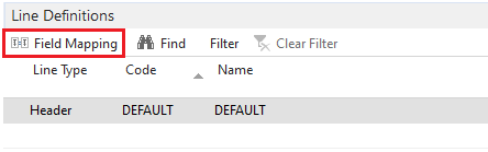 Field Mapping Option