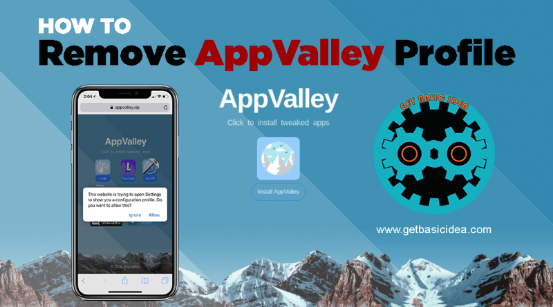 Remove AppValley Profile