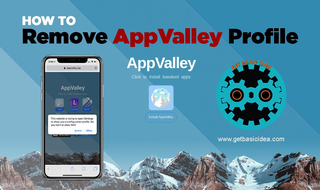 Remove AppValley Profile