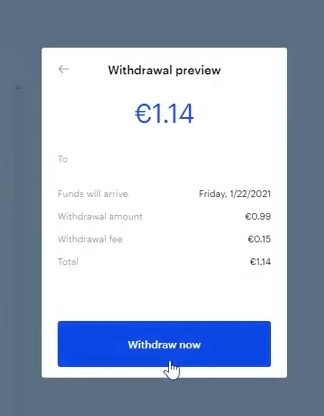 Coinbase withdrawal desktop
