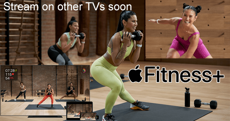 Apple Fitness Plus Stream on Smart TV via AirPlay