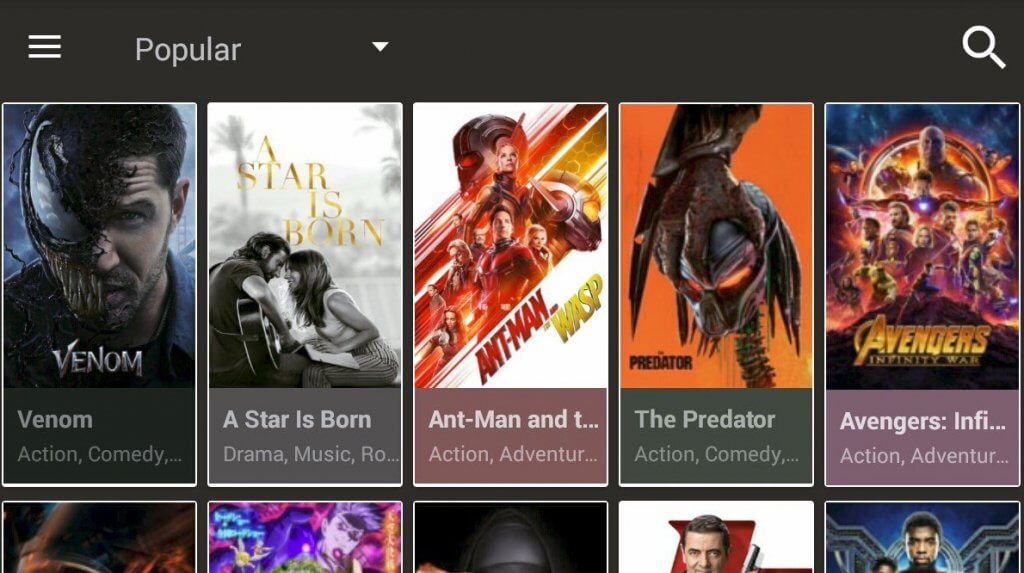 Cinema HD for Android Television 