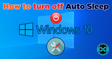 Turn off Auto Sleep in Windows 10