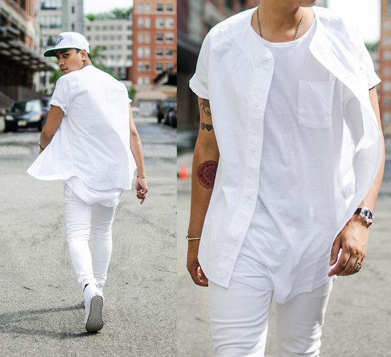 All white a new fashion trend