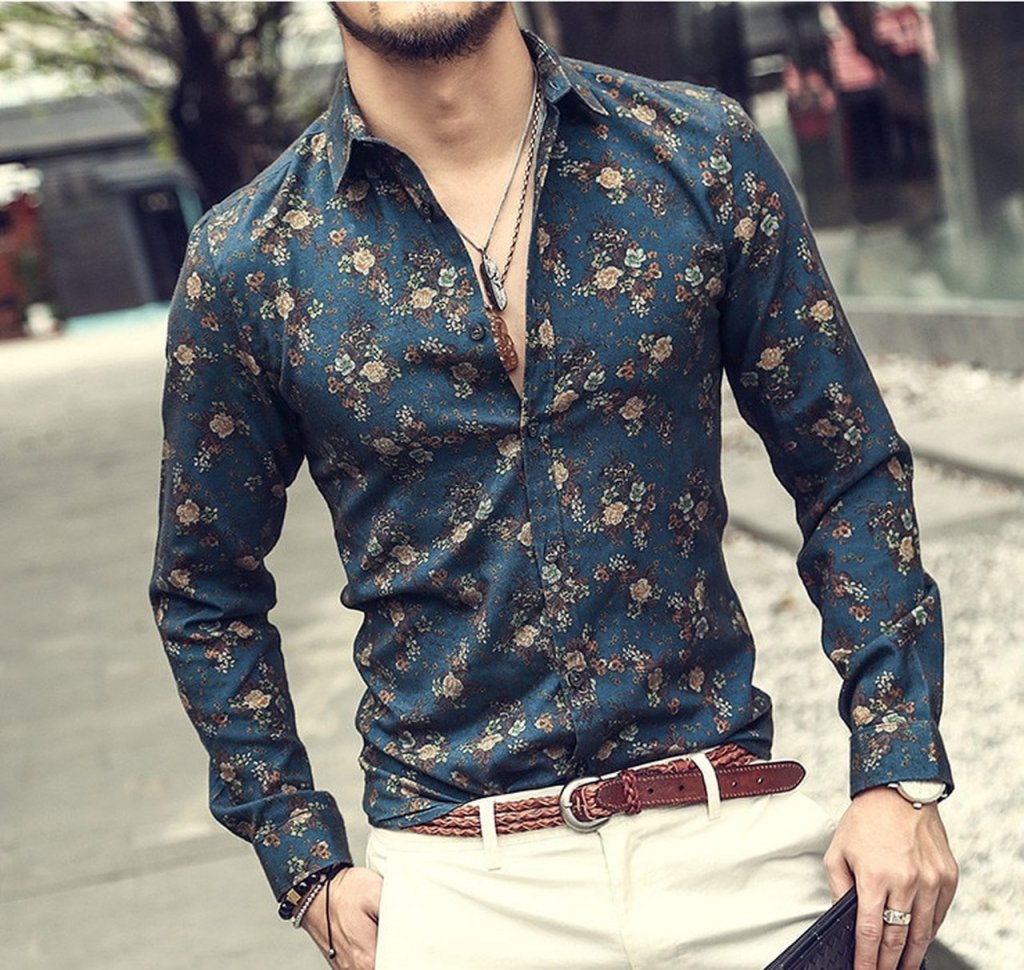 Men wearable fashion trends 2021 floral wear