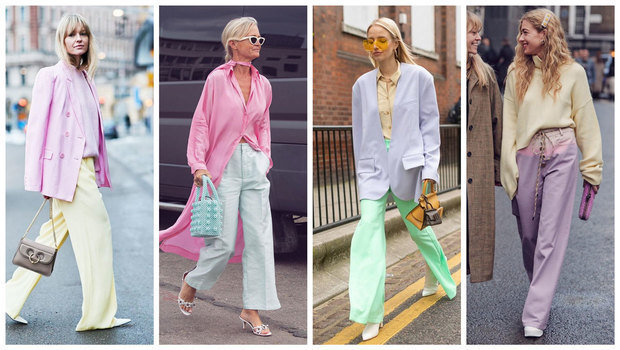 Sorbet Pastel tone as wearable fashion trend 2021