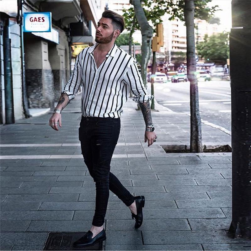 Vertical Striped shirts for men