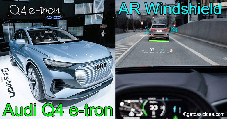 Audi Q4 e-tron AR Windshield Display