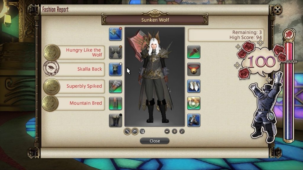 FFXIV Fashion Report Rewards