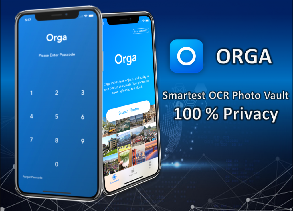 Orga - Smartest and Most Private OCR Photo Vault for iPhones