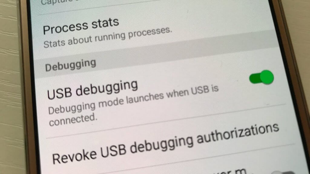 Turn on USB debugging