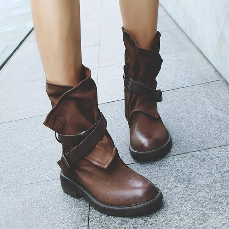 Mid-Calf Dress Boots 