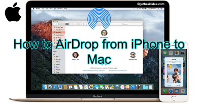 How to AirDrop from iPhone to Mac