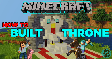 How to Build a Minecraft Throne