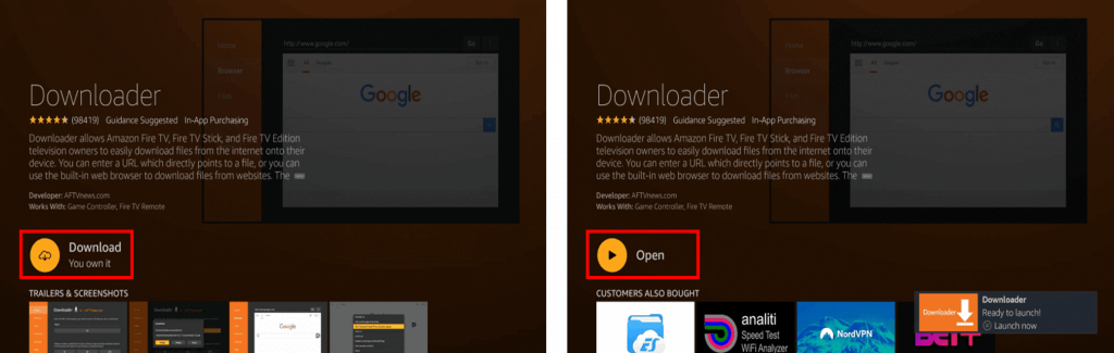 Install Downloader on Firestick
