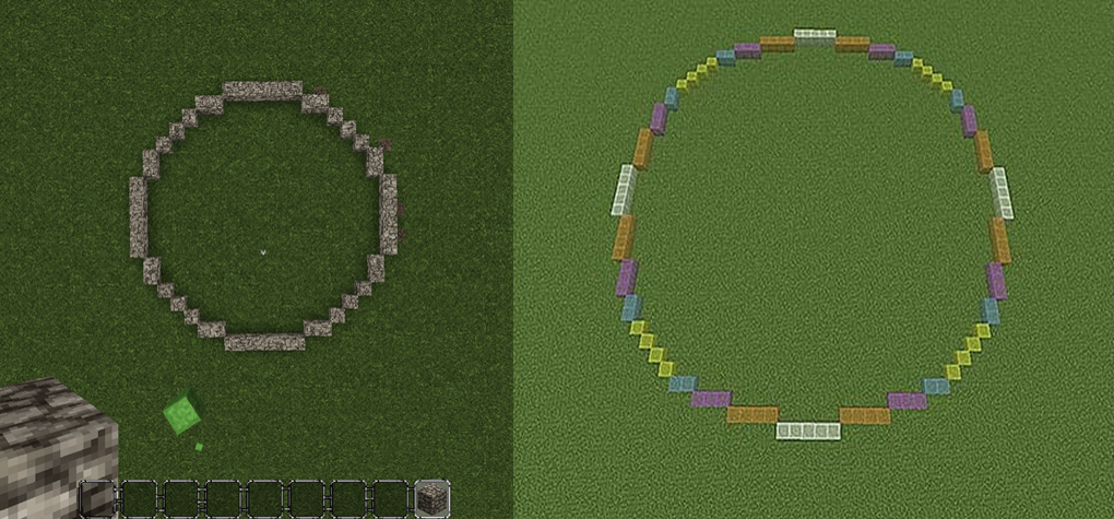 Minecraft Circle Generator How To Build Circles In Minecraft