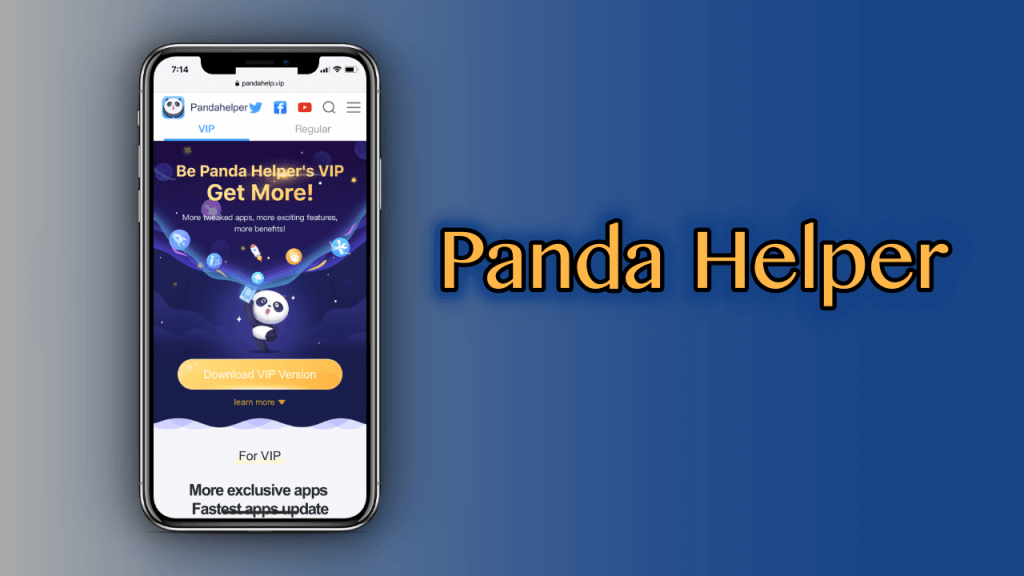 Panda Helper is a free platform that can be used in iOS and Android