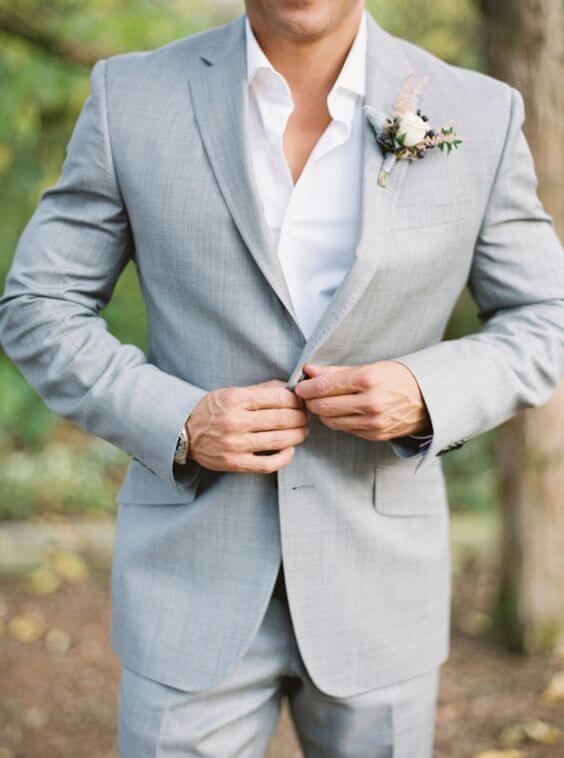 Sexy Wedding Dresses for men - Grey suit