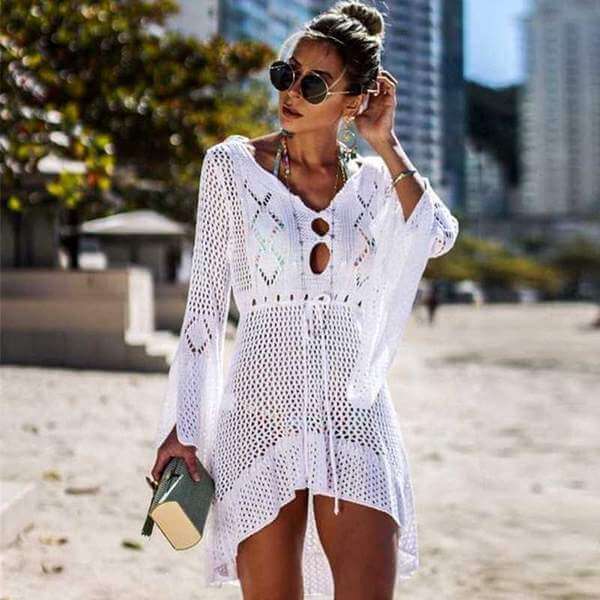 Elegant Beach Crochet Dress