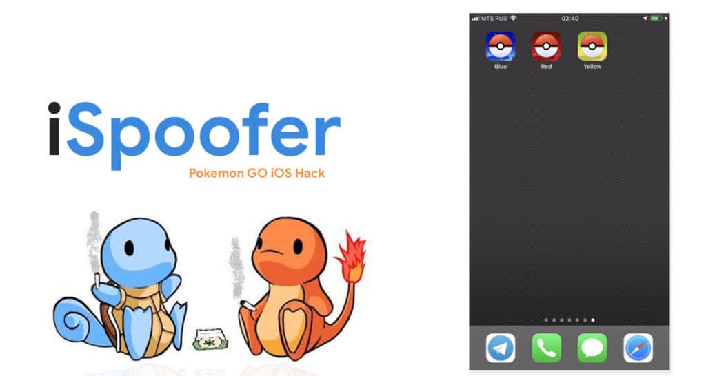 Download iSpoofer for POGO hacks.