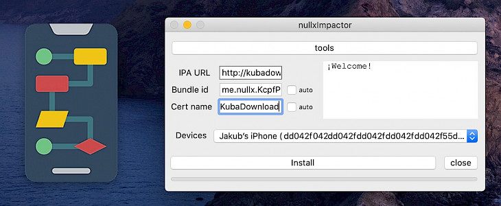 Cydia Impactor Alternative - nullxImpactor as an alternative to downlaod IPA files