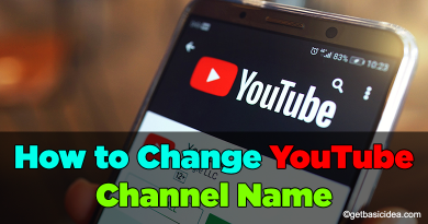 How to change YouTube channel name