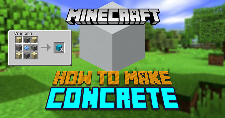 How To Make Light Gray Concrete In Minecraft : Partykiwi Games