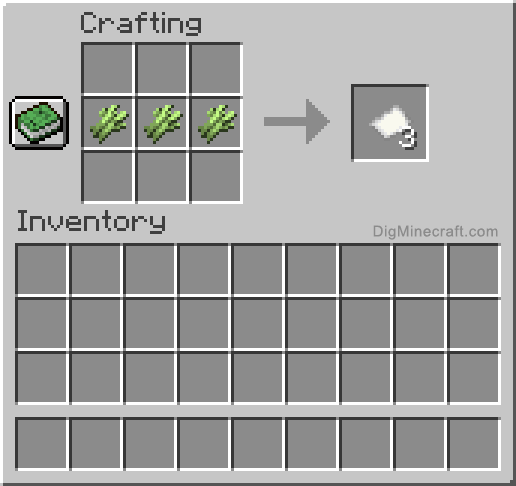 Make paper in Minecraft