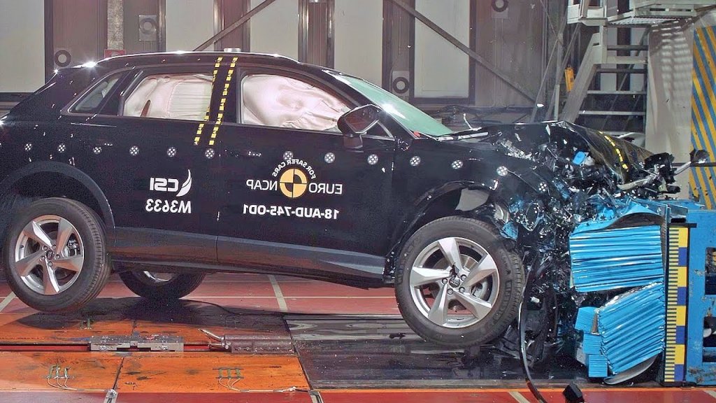 The crash tests performed in Audi Q3.