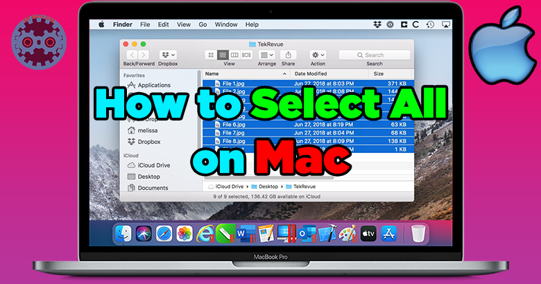 How to Select All on Mac.