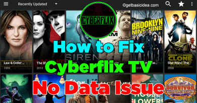 How to fix Cyberflix TV no data Issue