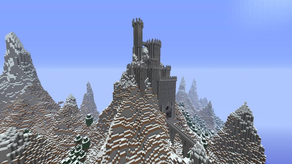 Castles built in mountains