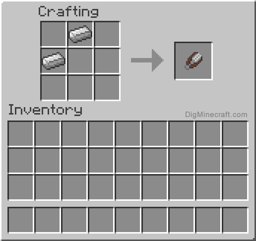 Collect iron ingots to create Shears to chop down trees.