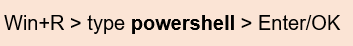 How to open powershell in windows