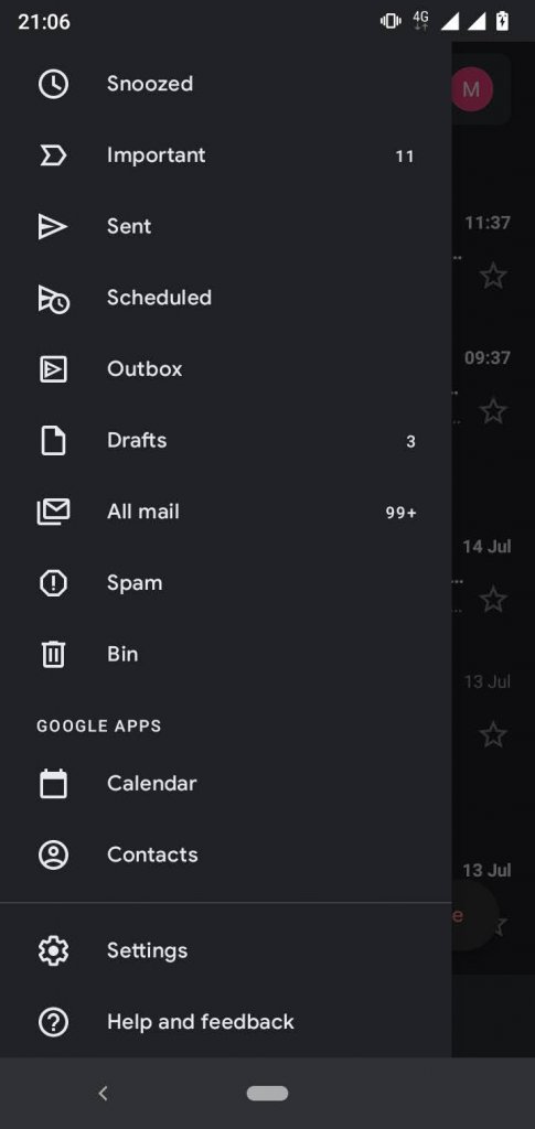 The Bin on Gmail