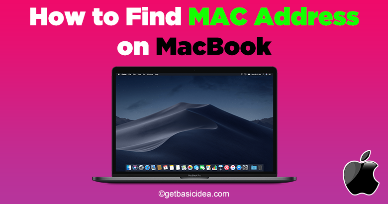 find mac address mac air