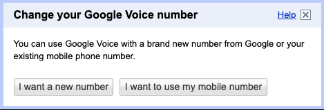 "I want a new number" option