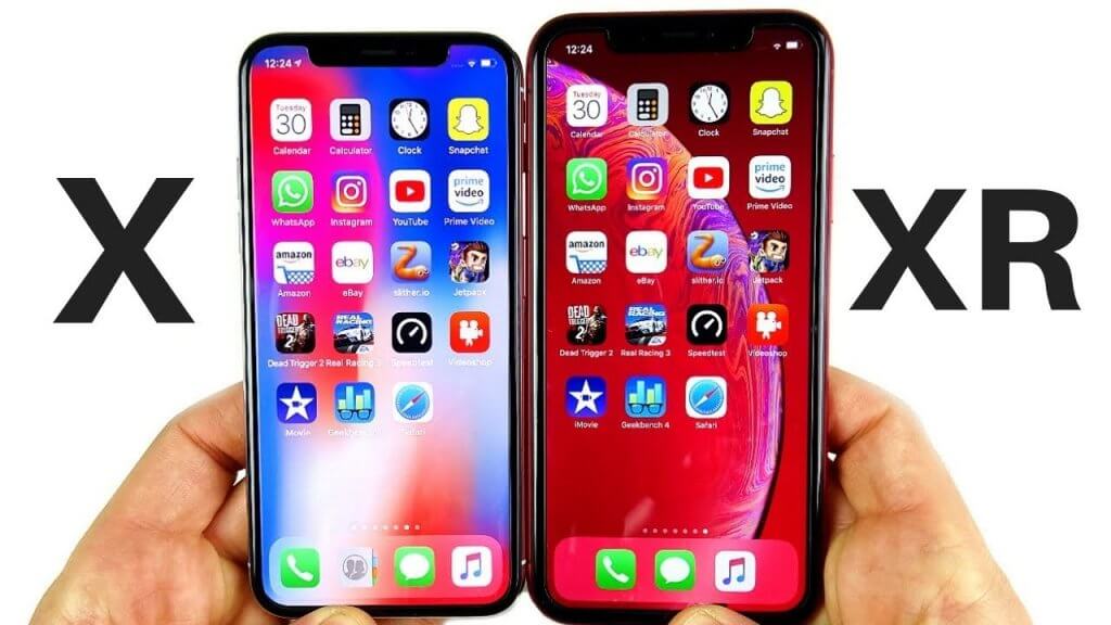 Specifications of iPhone X & iPhone XR.
