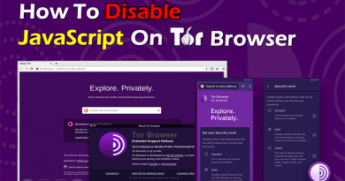 How To Disable JavaScript In Tor Browser