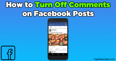 How to turn off comments on Facebook posts