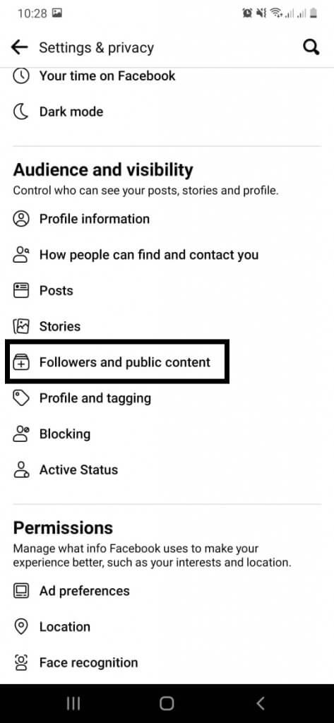 Followers and public content - Turn off comments on Facebook posts.