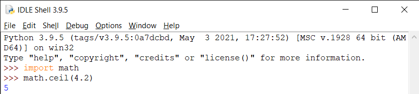 second method on how to round in python